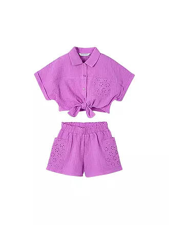 MAYORAL | Mädchen Set 2-teilig Bluse und Shorts | 